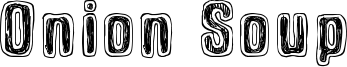 Onion Soup Font