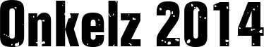 Onkelz 2014 Font