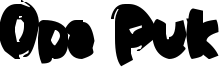 Opa Puk Font