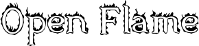 Open Flame Font