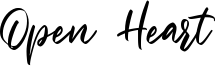 Open Heart Font