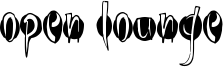 Open Lounge Font
