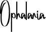 Ophalaria Font