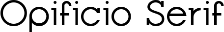 Opificio Serif Font