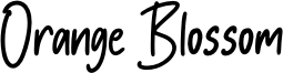 Orange Blossom Font