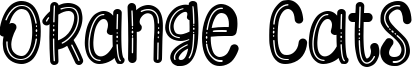 Orange Cats Font
