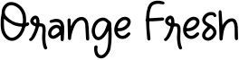 Orange Fresh Font