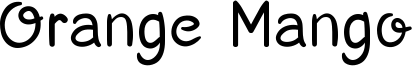 Orange Mango Font