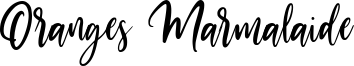 Oranges Marmalaide Font