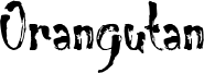Orangutan Font