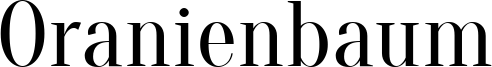 Oranienbaum Font