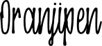 Oranjipen Font