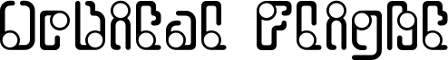 Orbital Flight Font