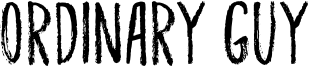 Ordinary Guy Font