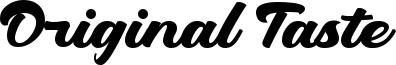 Original Taste Font