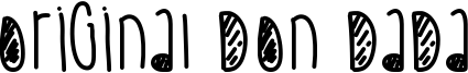 Original Don Dada Font