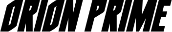 Orion Prime Font