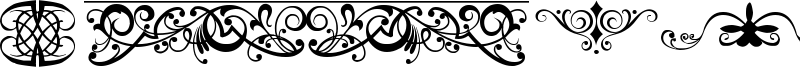 Ornaments Labels and Frames Font