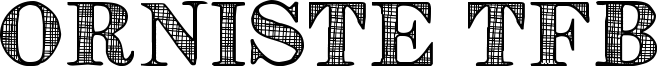 Orniste TFB Font