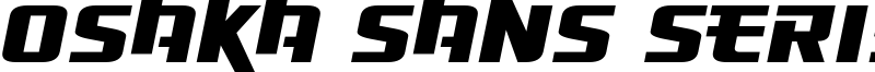 Osaka Sans Serif Font