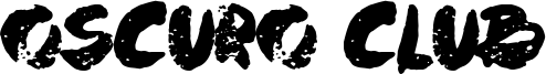 Oscuro Club Font