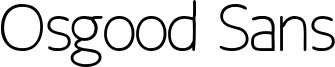 Osgood Sans Font