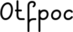 Otfpoc Font