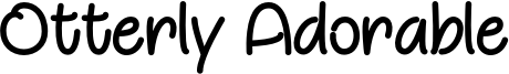Otterly Adorable - OTF.otf