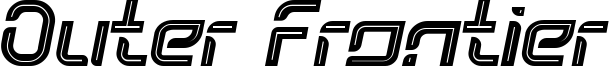 Outer Frontier Font