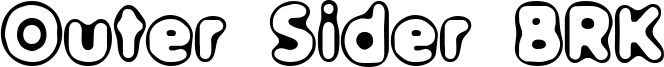 Outer Sider BRK Font