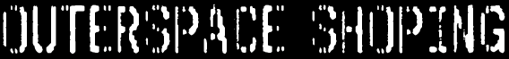 Outerspace Shoping Font