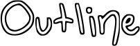 Outline Font