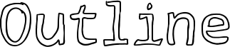 Outline Font