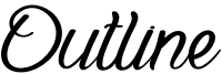 Outline Font