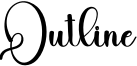 Outline Font