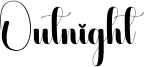 Outnight Font