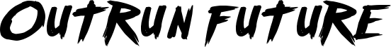 Outrun future Font