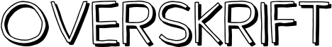 Overskrift Font