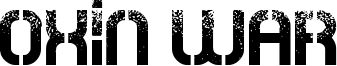 Oxin War Font
