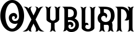 Oxyburn Font