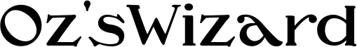 Oz'sWizard Font