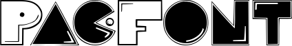 Pac-Font Font