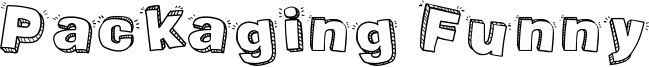 Packaging Funny Font