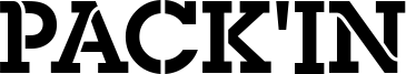 Pack'In Font