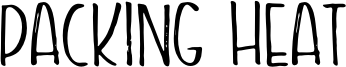 Packing Heat Font