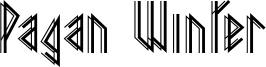 Pagan Winter Font