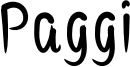 Paggi Font
