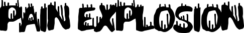 Pain Explosion Font