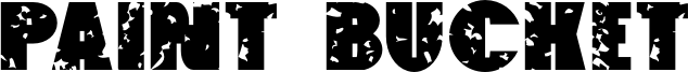 Paint Bucket Font