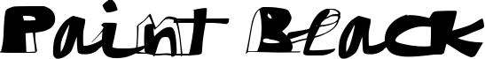 Paint Black Font